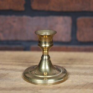 Solid Brass Candlestick Holder 3 Inch